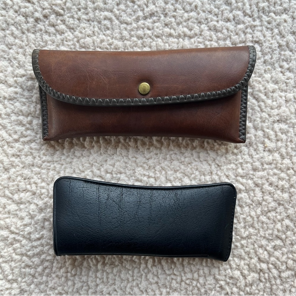 Vintage Leather Eyeglass Cases